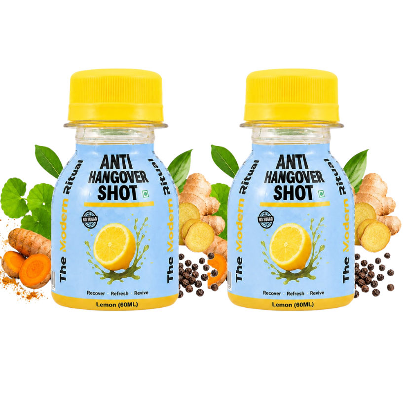 Anti Hangover Ready to Drink 60 ml Shots - Lemon Flavour