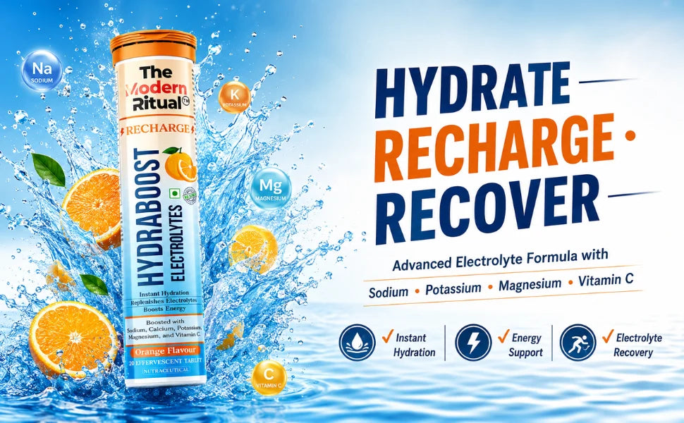 HydraBoost Electrolyte Effervescent Tablets Combo - Lemon + Orange