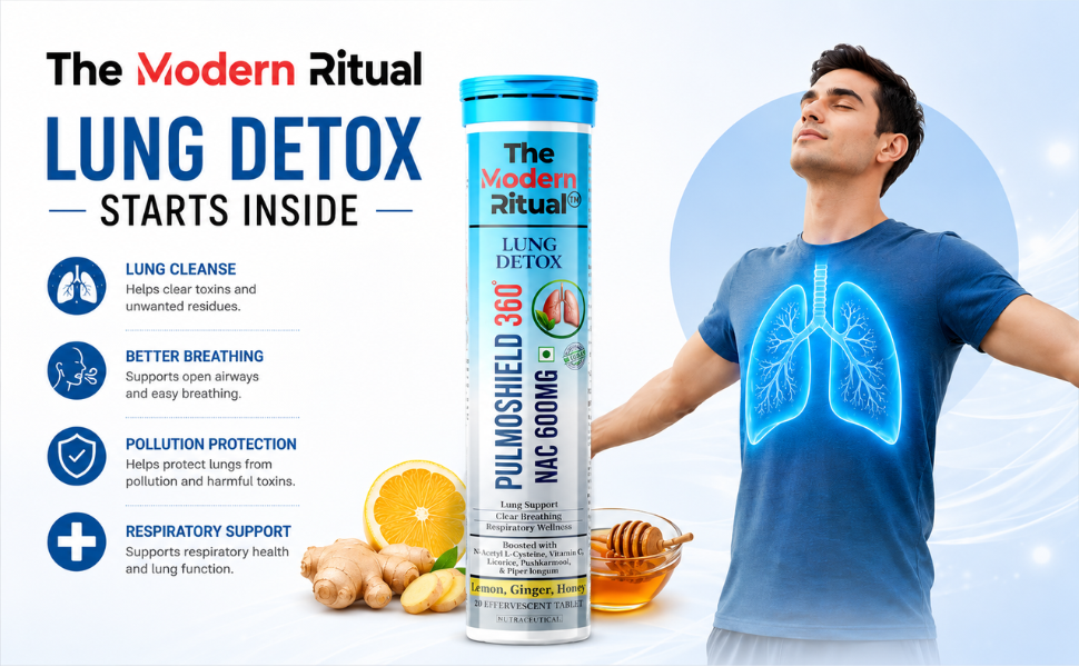 PulmoShield 360 NAC 600mg Lung Detox
