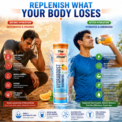 HydraBoost Electrolytes Recharge Orange Flavour