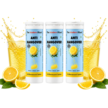 Anti Hangover Effervescent Tablets - Lemon Flavour