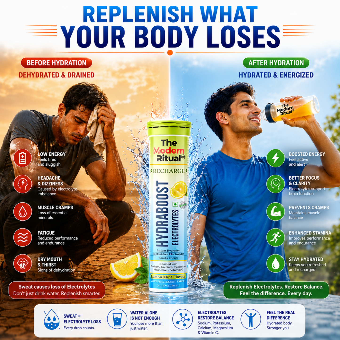 HydraBoost Electrolytes Recharge Lemon Mint