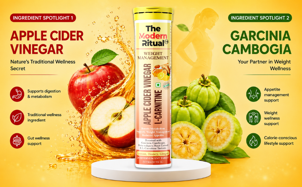 Apple Cider Vinegar - Lemon Honey Ginger Flavour