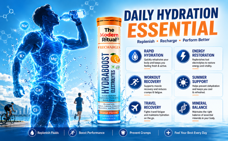 HydraBoost Electrolytes Recharge Orange Flavour