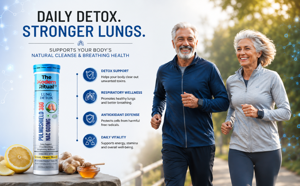 PulmoShield 360 NAC 600mg Lung Detox