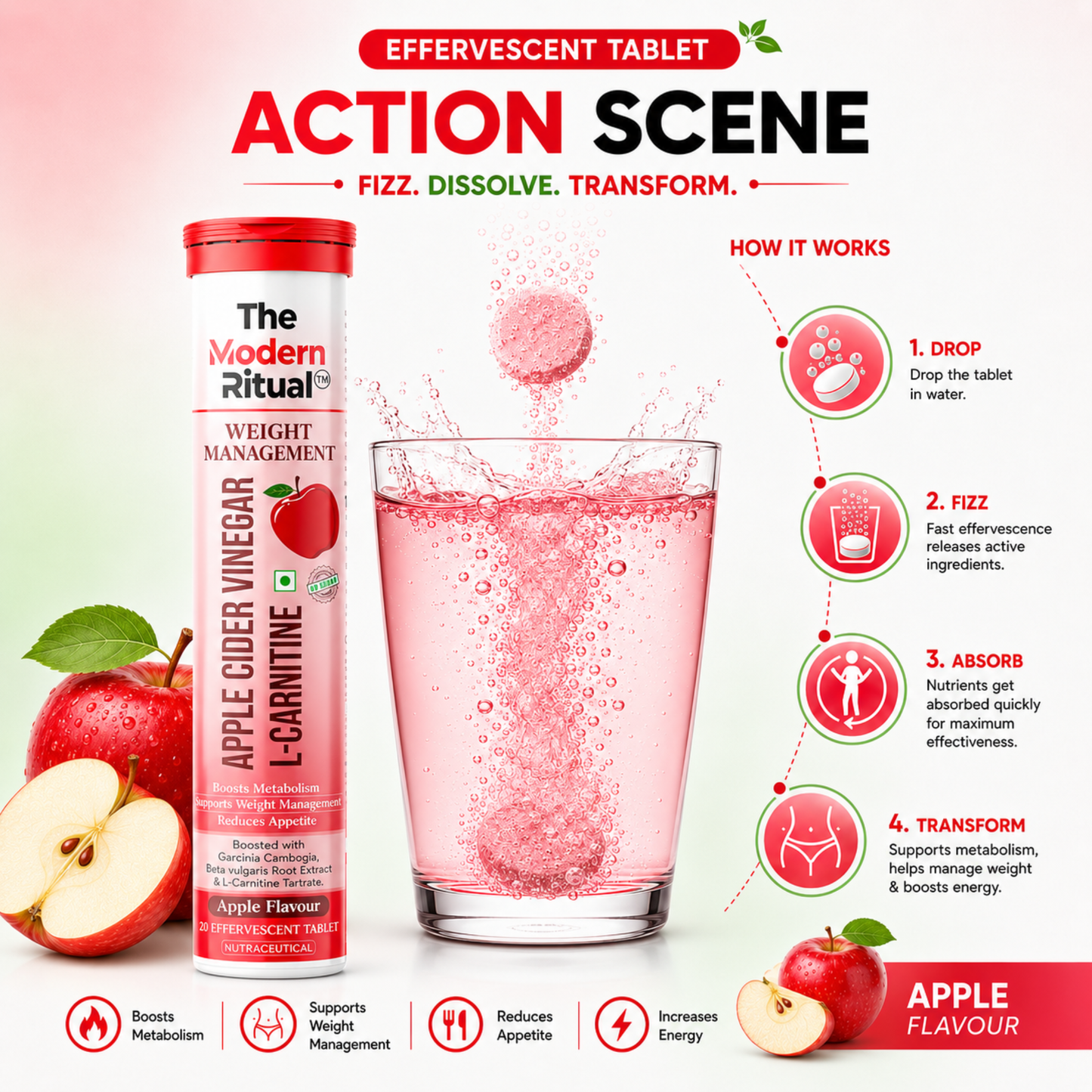 Apple Cider Vinegar - Apple Flavour