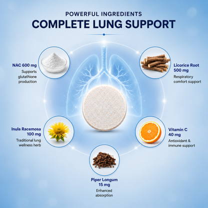 PulmoShield 360 NAC 600mg Lung Detox