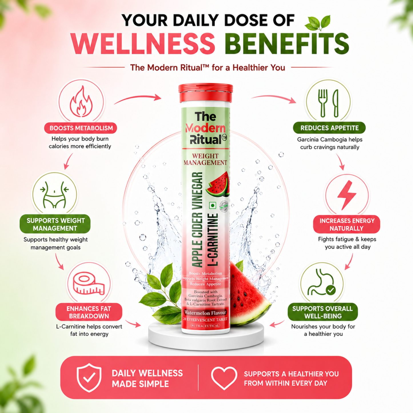 Apple Cider Vinegar - Watermelon Flavour