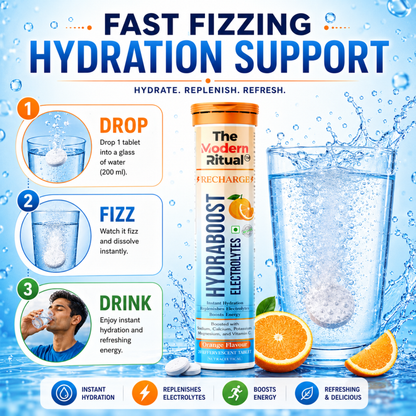 HydraBoost Electrolytes Recharge Orange Flavour