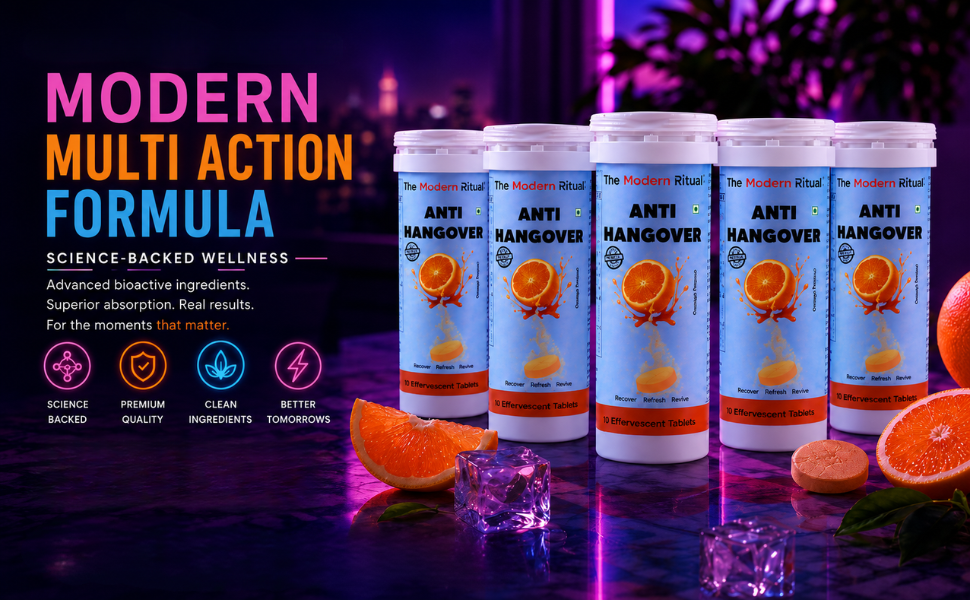 Anti Hangover Effervescent Tablets - Orange Flavour