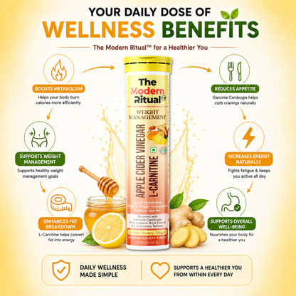 Apple Cider Vinegar - Lemon Honey Ginger Flavour