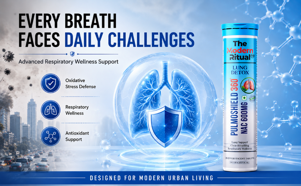 PulmoShield 360 NAC 600mg Lung Detox
