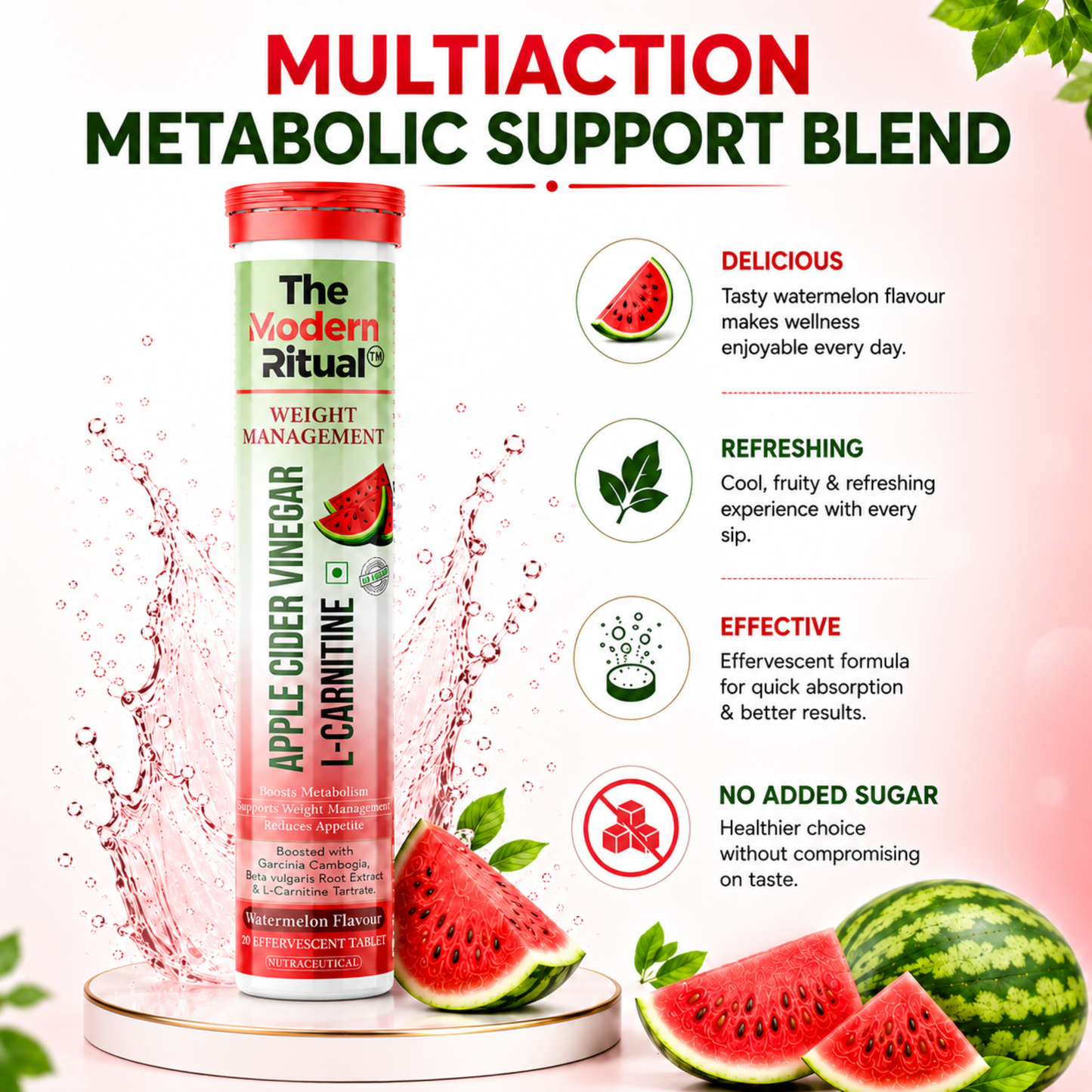 Apple Cider Vinegar - Watermelon Flavour